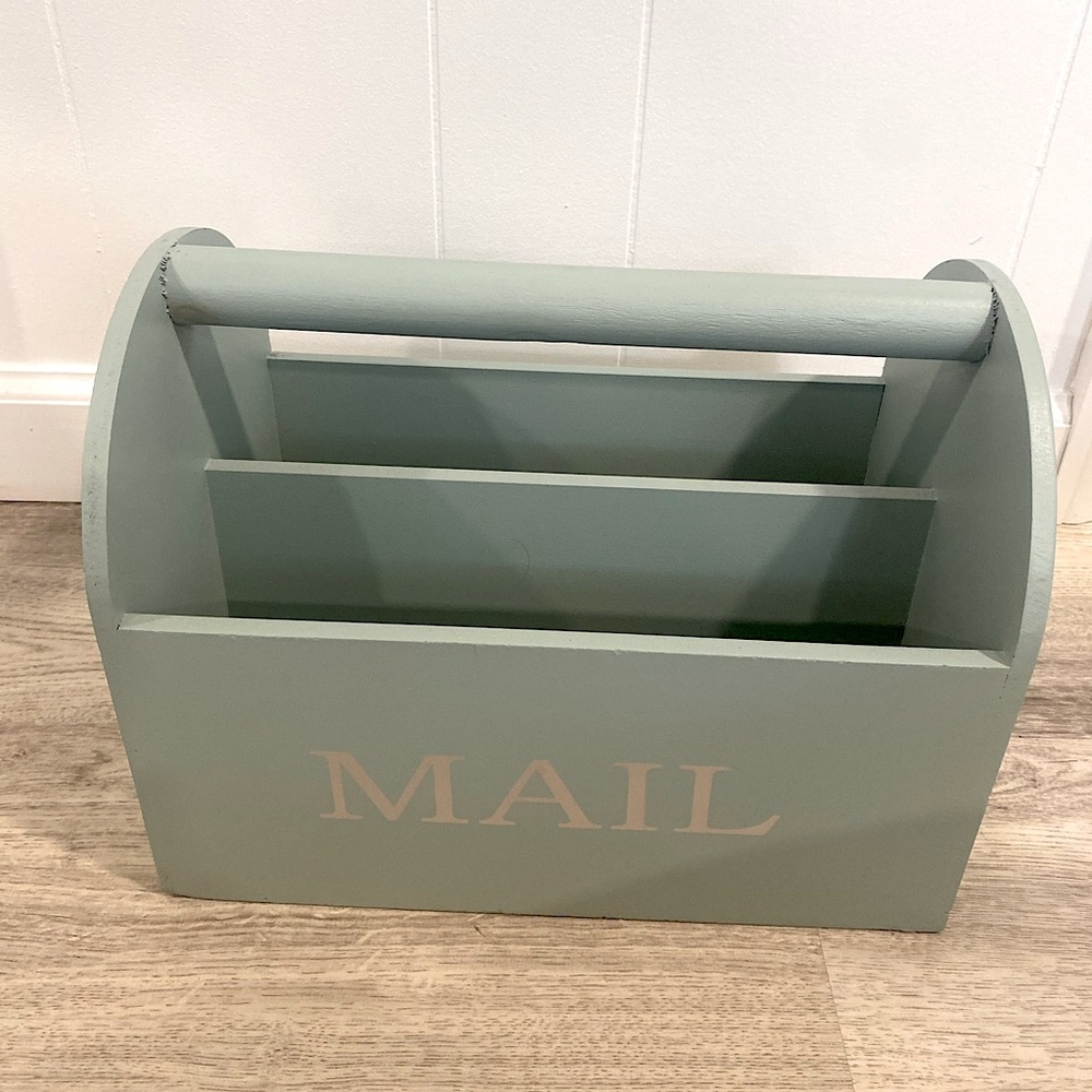 Trendy room decor, Teal mailbox